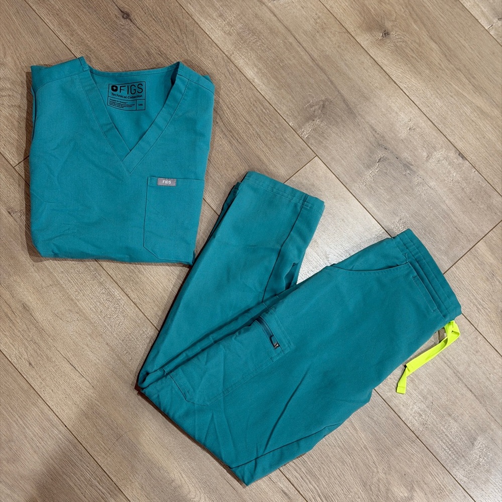 Figs Marine Scrub Set XXS/XXSP